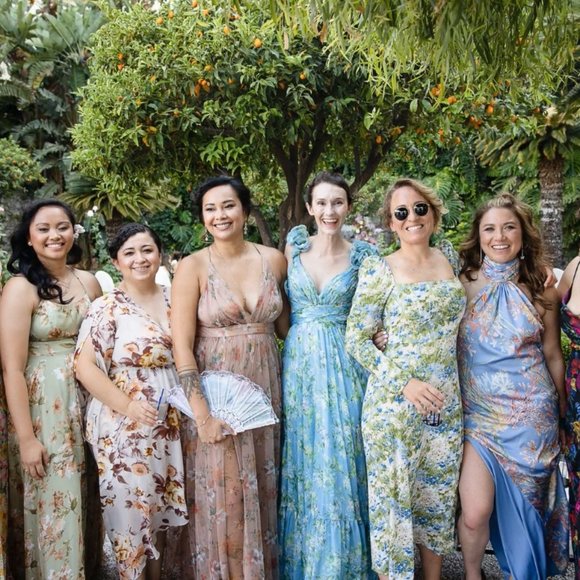 Reformation - Sigmund Dress (floral/hillside pattern) - Picture 9 of 11